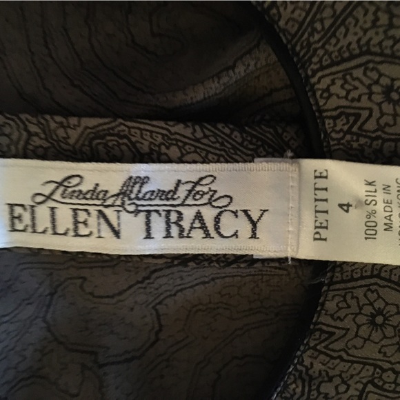 Ellen Tracy Silk Two Piece Top and Pants - Picture 10 of 15